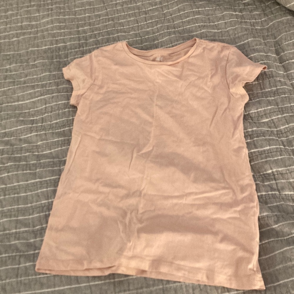 This is a pink tee shirt